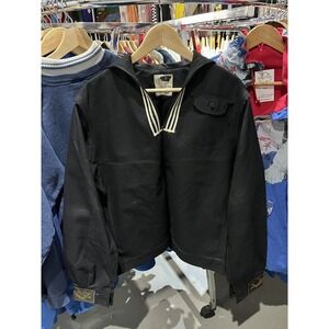 Vintage 1979 US Navy Dress Jumper Seaman Uniform Dragon Patch Size 42R